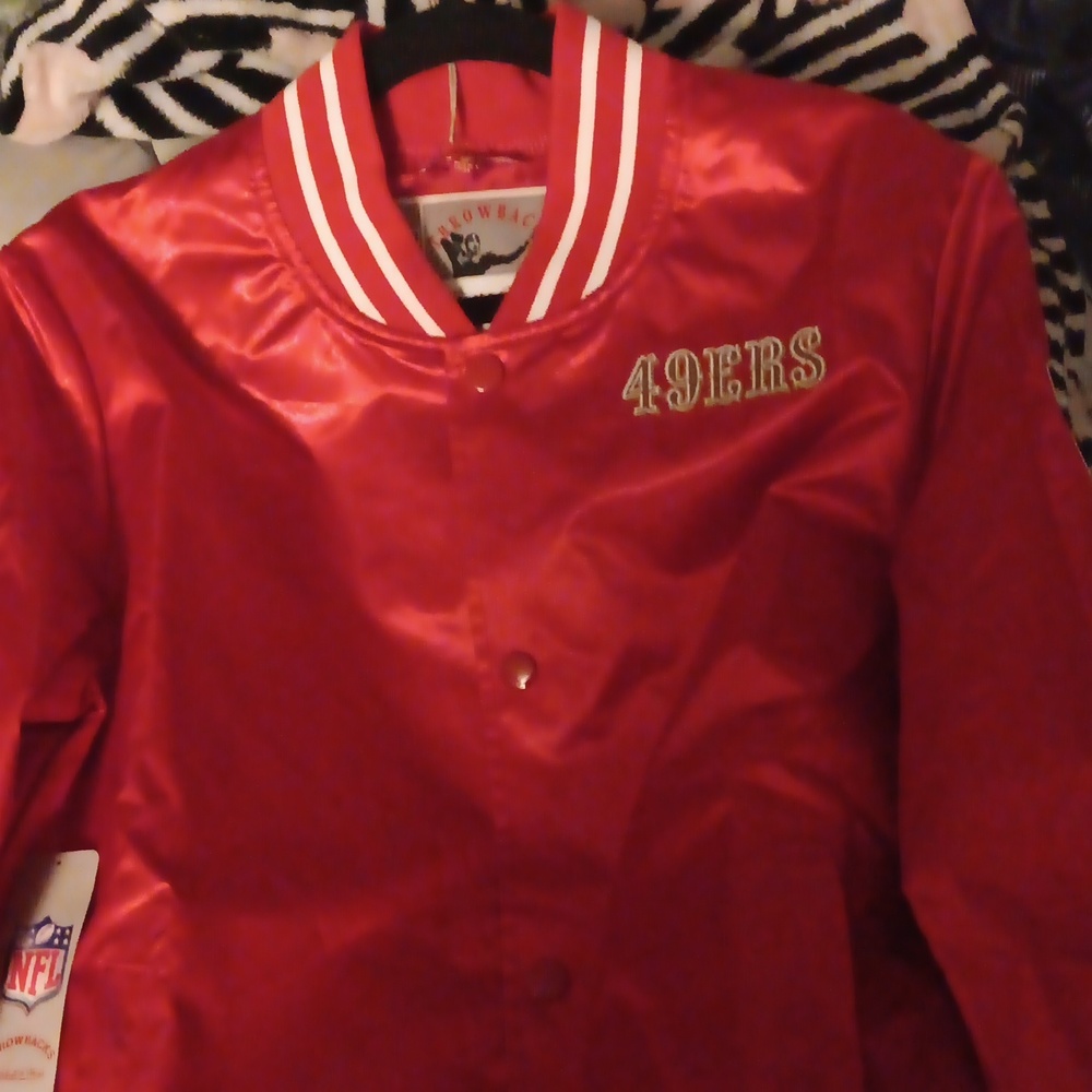 49ers WN FAITHFUL SATIN JACKET